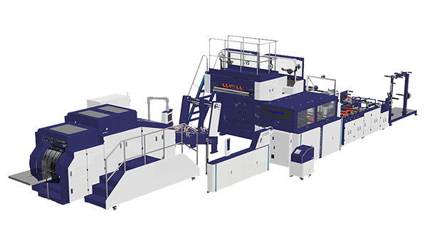 Automatic Bag Making Machine for Twisted Handles Paper Bag and Flat Handles Paper Bag