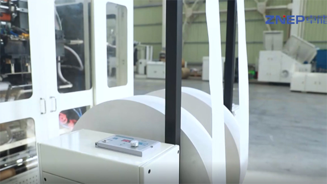 Overfolded Flat Handles Block Bottom Bag Making Machine