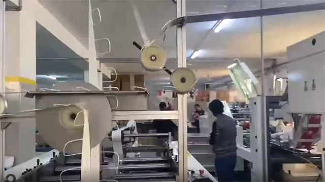 ZD-F350Q Fully Automatic Paper Shopping Bag Making Machine with Inline Printing Unit