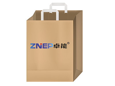 Roll-fed J-cut Paper Bag Making Machine with Twisted/ Flat Handles and Top Over-folding