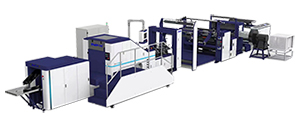 Window Patching Block Bottom Bag Making Machine