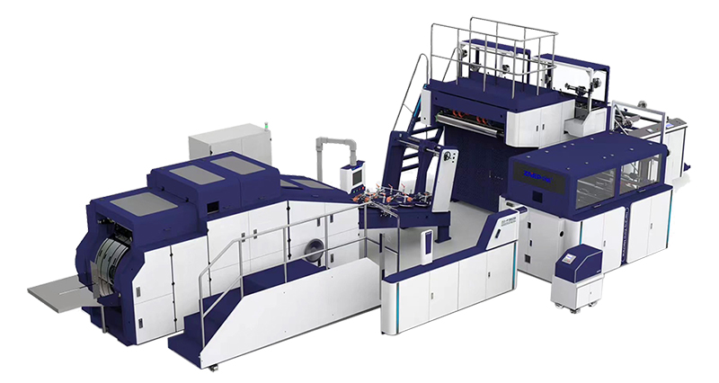 Twisted Handles Block Bottom Bag Making Machine