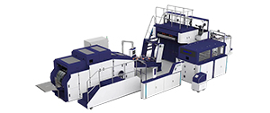 Twisted Handles Block Bottom Bag Making Machine