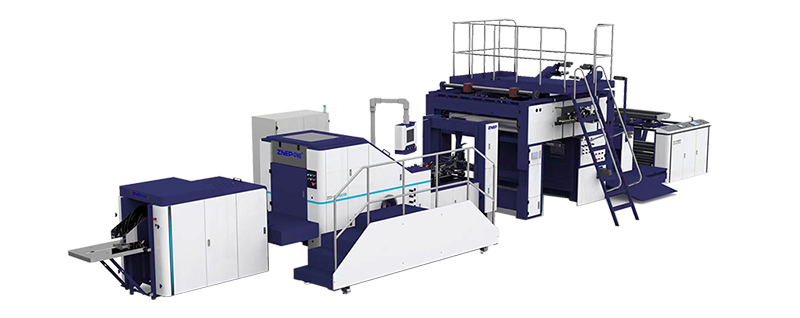 Overfolded Flat Handles Block Bottom Bag Making Machine